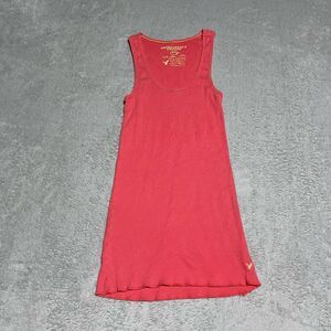 Vintage Y2K American‎ Eagle Tank Top Womens Medium Ribbed Layering Tank Preppy